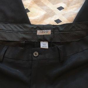 IZOD XFG Black Athletic Pants 38x30